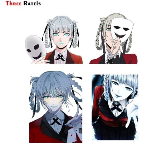 Three Ratels FC804 For Kakegurui Momobami Anime Girl Car Body Sticker Laptop Decal