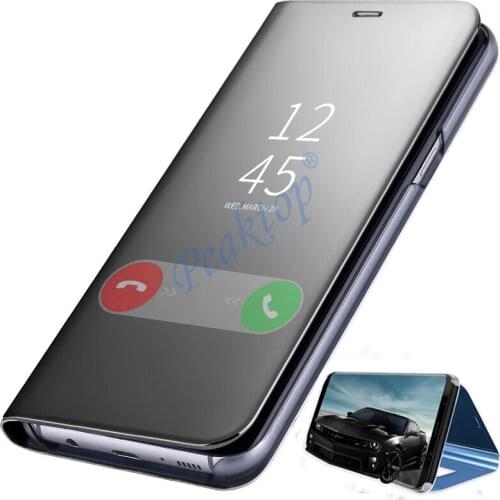 Mirror Flip Case For Huawei P30 Pro Mate 20 Lite X 20X Shockproof Luxury Back Cover On Honor 8A 8C 8X 8S 7S 10 Lite Play Cases