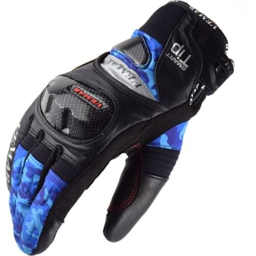 Winter Cold Protection Motorcycle Gloves Keep Warm Carbon Fiber Protection Motocross Gloves Skiing Outdoor Sport Moto Gloves