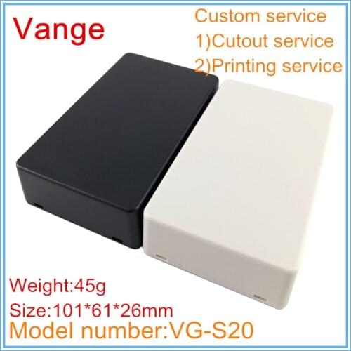1pcs/lot electric junction box 101*61*26mm ABS enclosure plastic instrument housing diy for industrial control module outlet box
