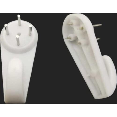 10pcs Frame Hook Plastic Invisible Wall Hooks Painting Photo Mirror Picture Clock Hanging White Seamless Home Decor Frame Hook