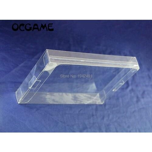 10PCS Clear transparent 8-bit for NES Game Box CIB games plastic PET for NES Protector Case for Nintendo game boxes