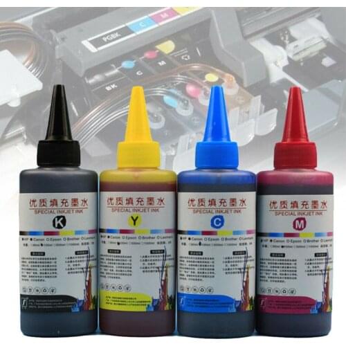 100ML Refill Ink Kit Universal Dye Printer Supplies Desktop Printing Paper Replacement for Canon PG-245 CL-246 PIXMA MG2420 MG25