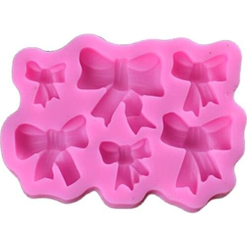 3D Various Bows Silicone Fondant Mold Mold Chocolate Bowknot Candy Mold Cake Decorating Tools H551