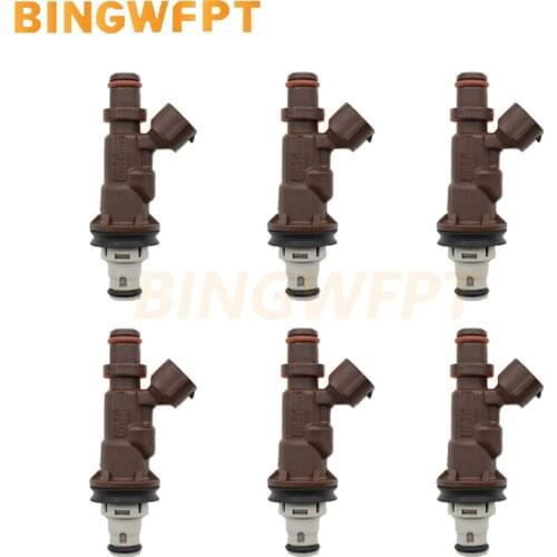 6x 23250-62040 23209-62040 fuel injector for TOYOTA EU 4RUNNER 1998 LAND CRUISER LC90 1999~2002 3.4L 5VZ