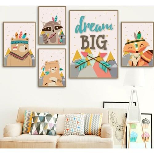 5D DIY Diamond Painting Animals Fox Lion Deer Owl Bear Diamond Embroidery Full Cross Stitch Kits Diamond Mosaic Home Decor