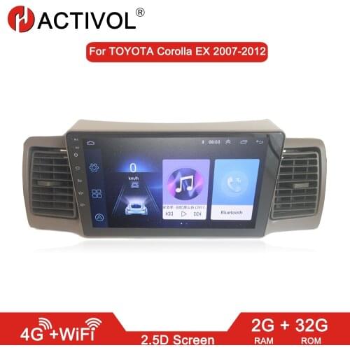 HACTIVOL 2G+32G Android 8.1 Car radio for Toyota Corolla E120 Corolla EX BYD F3 car dvd player gps car accessories 4G internet
