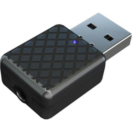 Auto Car Wireless 2-in-1 USB Bluetooth Receiver Transmitter Dongle Stereo For Car Audio Music Aux 3.5mm Adapter Handsfree Call