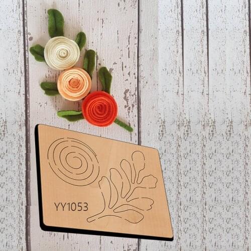 YY1053Wooden Die-cutting Process Knife Mold, Leaf Knife Mold Is Compatible with Most Manual Die-cutting