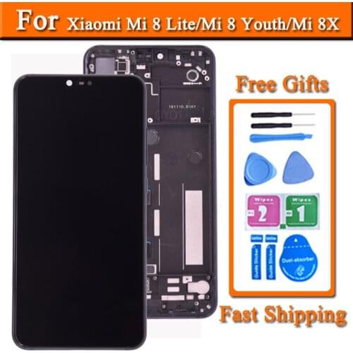 6.26 inches Screen For Xiaomi Mi 8 Lite LCD Touch Screen Digitizer Panel For Xiaomi Mi 8 Youth Mi 8X Display Replacement Parts