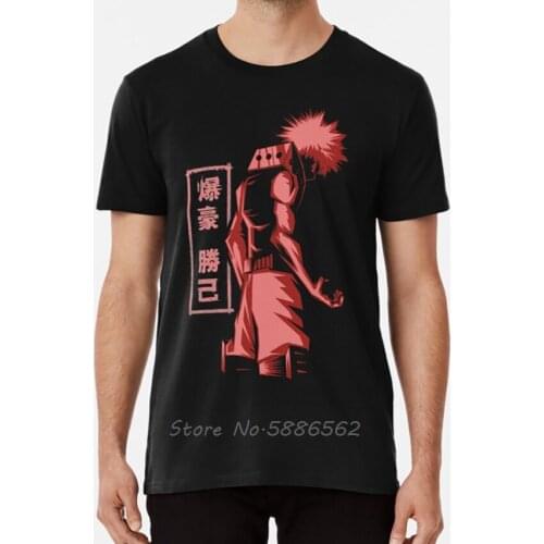 Katchan T Shirt Bakugo Katsuki Bakugou Myhero Academia Bokunohero Boku No Hero Midoriya Izuku All Might Tshirt Men Cotton Tees