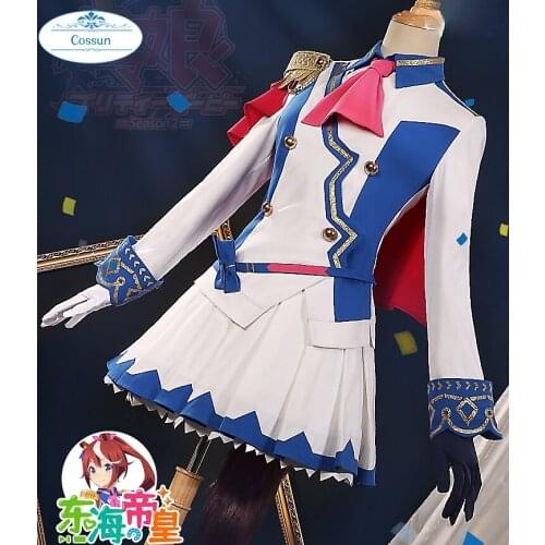 Game Horse Collection Pretty Derby Tokai Teio SJ Dress Uniform Cosplay Costume Halloween Carnival Party Suit For Women New