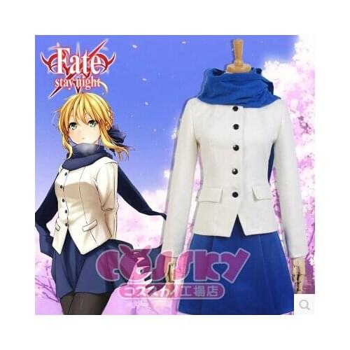 Fate/stay Night Fate Zero Saber Cosplay Costume ,Perfect Custom For you