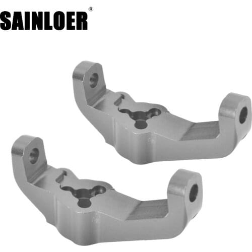 SAINLOER Front C Hub Caster Mounts for 1/10 Redcat GEN8 Scout II RC Crawler 2PCS Metal Accessories