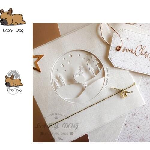 Wishing Girl Metal Cutting Dies Scrapbooking Stencil DIY Decorative Craft Embossing Die Cuts Card Making New Dies For 2020