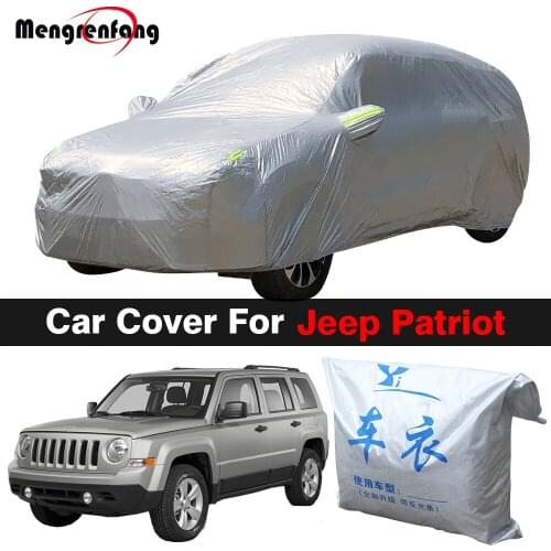 Outdoor Car Cover For Jeep Patriot Sun Shade Anti-UV Snow Rain Dust Resistant SUV Cover