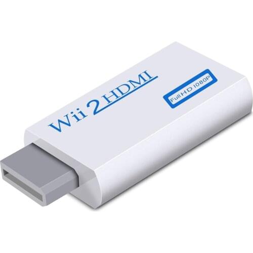 Hot Selling New Arrival Wii to HDMI Converter Support Full HD720P 1080P Wii2HDMI Adapter Supports All Wii Display Modes