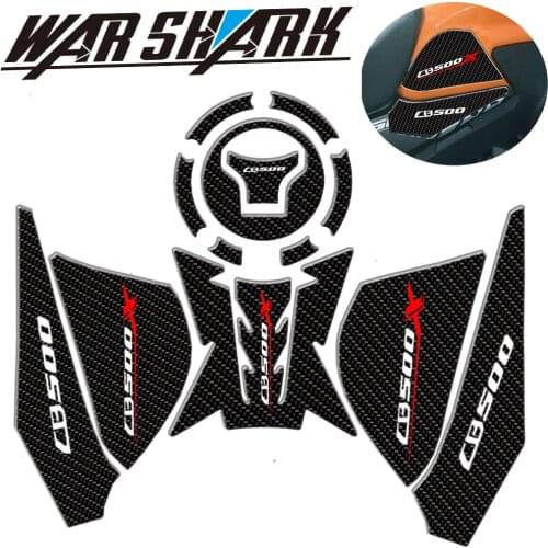 For HONDA CB500X CB 500X CB 500 X Motorcycle Anti slip Tank Pad carbon fibre Sticker Pad Side Gas Knee Grip Protector