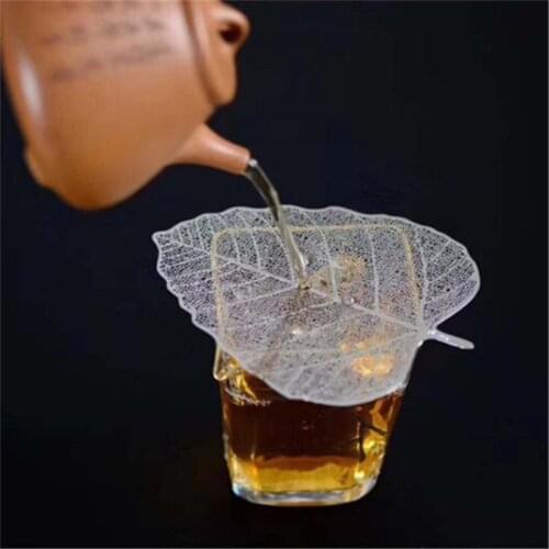 Creative New Bodhi Leaf Tea Filter Creative Net Kong Accessory Chinese Tea Set Teapot Tea Cup Strainers Leaf Tea Strainer
