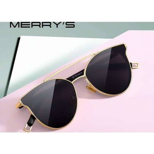 MERRYS DESIGN Women Fashion Cat Eye Sunglasses Ladies Luxury Brand Trending Sun glasses UV400 Protection S8085G
