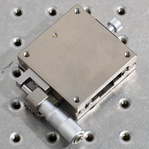 Suruga Seiki BXT06013-CL manual xy axis optical displacement platform fine-tuning slide stainless steel Table size 60x60mm