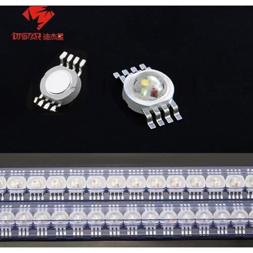 RGBW 4in1 LED Chip Red/Green/Blue/White 10W For Stage Lighting Equipment 24x12W 18x12W Par Light Moving Head Lyre