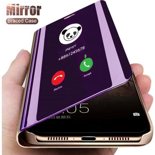 Smart Mirror Case For Samsung Galaxy S20 Plus A50 A51 A71 A01 A11 A21 A20 A30 A70 A10S A20S A30S A50S A70S A3 A5 A7 2017 Cover
