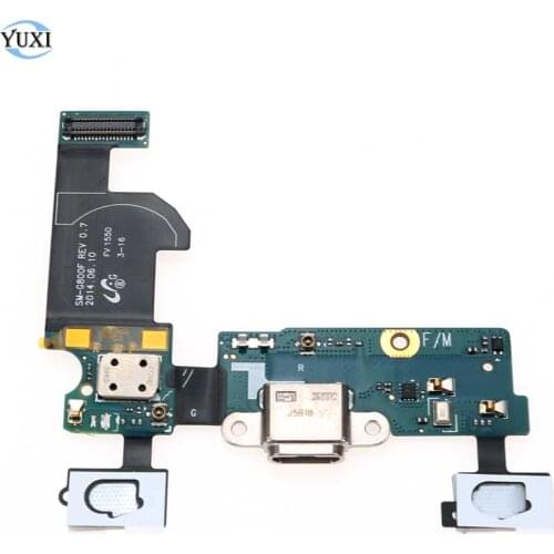YuXi USB Charging Port Dock Socket Connector Flex Cable For Samsung Galaxy S5 mini G800 G800F SM-G800F Menu Mic Flex