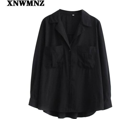 XNWMNZ Womens Black Shirts