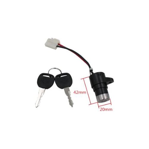 Replacement Parts Ignition Switch Keys Lock for Electric Bike Scooters E-bike