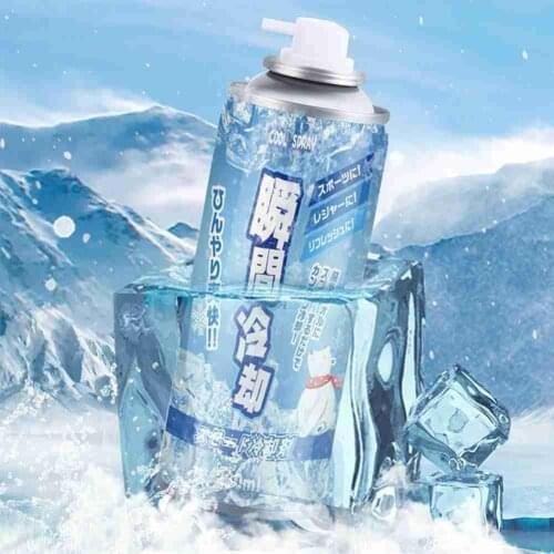 260ml Car Summer Heatstroke Prevention Refrigeration Spray Artifact Air N1 Spray Fast Cool Cooling Refrigeration Artifact S E7P2