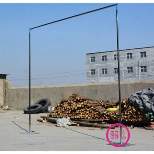 4M x 4M (13ft x 13ft) Good Quality wide Wedding curtain Frame Wedding Stainless Steel Pipe large Backdrop Frame Backdrop Stand