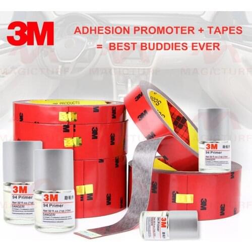 Car Accessories 3M 94 Adhesive Adhesion Promoter Super Bonder 10ml Glue Strong Acrylic Double-sided Tape Primer Repair Tool