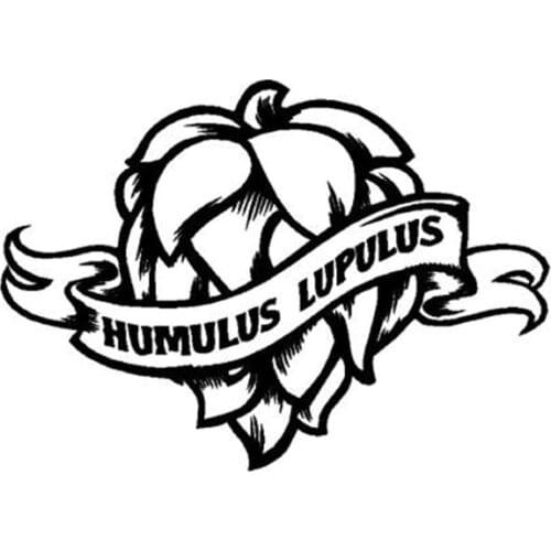 Free shipping fridge decor hops craft beer fridge decal, Vintage hop head wall decal sticker ,fridge art decor sticker ,T3029