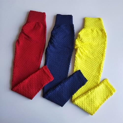 Mesh Knitting Yoga Pants Women High Waist Push Up Seamless Sport Legging Gym Tights Quick Dry Running Fitness Pants