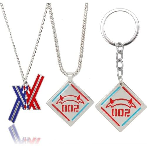 DARLING in the FRANXX Key Chain Necklace Trinket Jewelry Unisex Accessories Gift