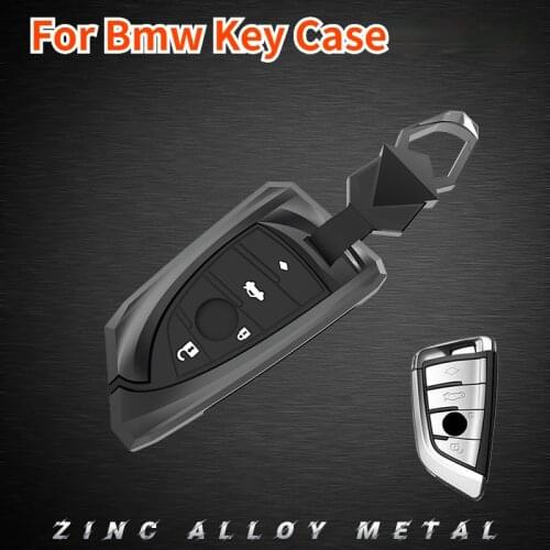 Zinc Alloy Car Key Case Cover Shell Protector for BMW X1 X3 X4 X5 F15 X6 F16 G30 7 Series G11 F48 F39 520 525 f30 118i 218i 320i