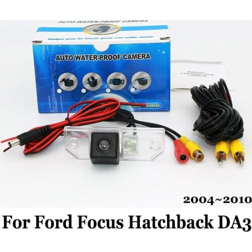 For Ford Focus 2 Hatchback Notchback Liftback DA3 2004~2010 / RCA Wire Or Wireless CCD Night Vision / Rear View Backup Camera