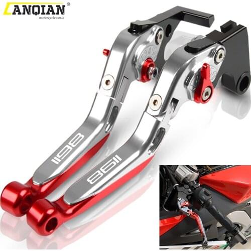 For DUCATI 1198 S R 2009 2010 2011 Motorcycle Accessories handbrake Folding Extendable CNC Moto Adjustable Clutch Brake Levers
