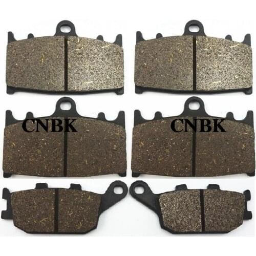 FL+FR+R Brake Pad Set fit for SUZUKI 650 GSF K7-K9 / L0 / SAK7-SAK9 GSF650 2008 2009 2010 2011 2012 2013 2007 - 2014