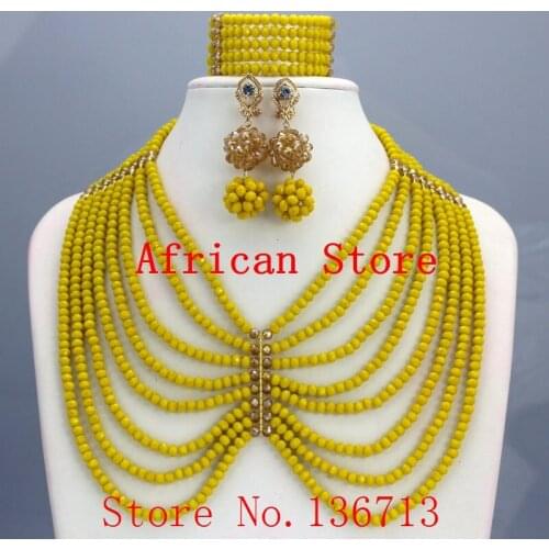 Royal Blue Crystal African Wedding Beads Bridal Jewelry Sets Statement Necklace African Jewelry Set 2015 Free Shipping SD808-3