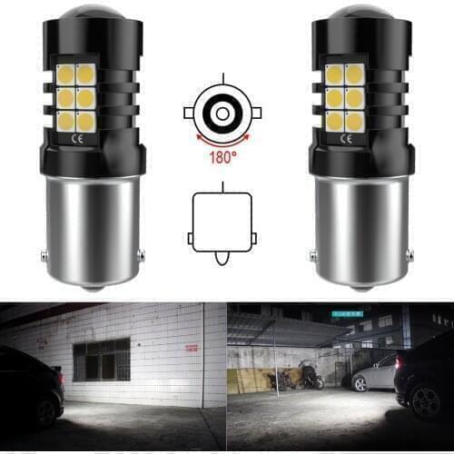 2x P21W PY21W Led Canbus W16W 3157 7443 T15 T20 LED Bulb Reverse Light for Hyundai Solaris Creta Kia Rio 3 Ceed Sportage Optima