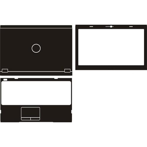 KH Laptop Sticker Skin Decal Carbon fiber Cover Protector for Dell Latitude 3330 13.3"