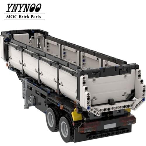 NEW Customized Version High-Tech Dump Tipper Truck Trailer MOC-41970 Building Block Bricks Model fit for 42078 DIY Toys Gifts