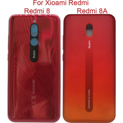 New For Xiaomi Redmi 8 8a Battery Cover Back Glass Panel Rear Housing case For Redmi 8 Redmi 8A Back battery Cover door