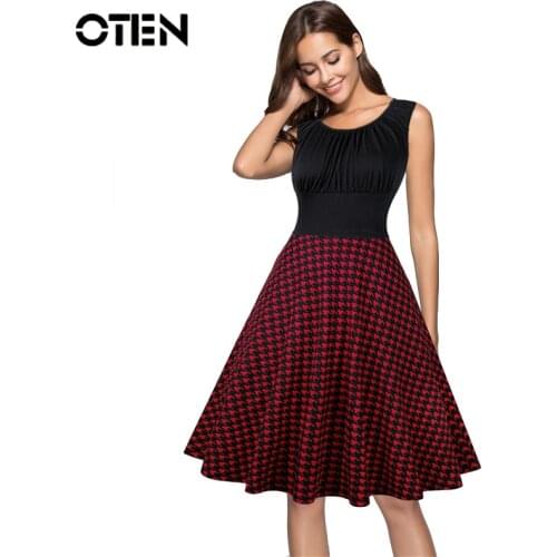 Летние платья в клетку Oten China At AliExpress
