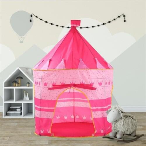 Explosion Style Childrens Tent Polka Dot Kids Yurt Toy Ocean Ball Pool Inflatable Tent Kids Play House for Children Dome Tent