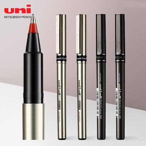 UNI UB-155 / 177 Straight Liquid Rollerball Pen 0.5/0.7mm Gel Pen Water Resistance Sign Pen Student Office Supplies