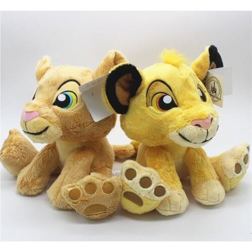 Sitting 25cm The Lion King Baby Simba And Nala Plush Toys Stuffed Animals Soft Boy Doll For Children Gifts