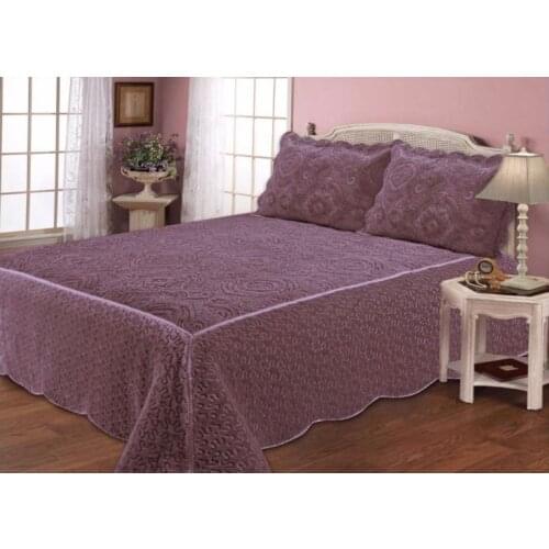 Glory Home Peluş Çift Kişilik Yatak Örtüsü